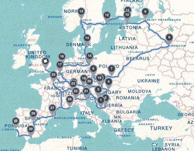 Planning my Itinerary, the great&nbsp;headache